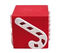 Tampon Cube En Caoutchouc Pour Enfant 4 Faces Noël Traditionnel