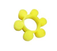Tampon d'accouplement Flexible MT 1 pièce, anneau en caoutchouc fleur de prunier, élément d'accouplement Hexagonal for le sport, faible bruit,(28x68x18mm)