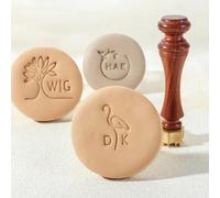 Tampon d'Argile Personnalisé en Céramique - Signature, Poterie, Lettres Personnalisées - Cadeaux pour Fabricants de Poterie