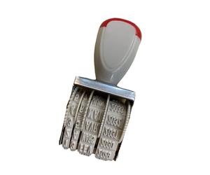 Tampon date 4 mm police espagnole tampon dateur français rotatif bureau entreprise pour le marquage de documents et de fichiers estampage contractuel