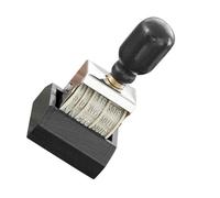 Tampon Dateur à Rouleau DIY en Bois et Fer pour Journaling | Organisation des Dates, Usage sur Papier et Cartes Postales, Surface Lisse sans Bavures, Encre Séparée Requise