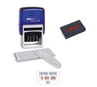 Tampon dateur COLOP Printer S 260 à composer soi même 45 x 24 mm