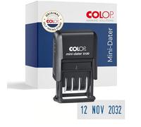 Tampon dateur COLOP S120 Mini Dateur | Bleu | 22 x 4 mm