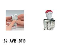 Tampon dateur encreur Trodat 1020