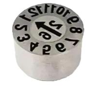 Tampon dateur réglable pour plastique Accessoires de tampon de Date industriel, Inserts de Code, 2 pièces/10 pièces(Year month stamp,10pcs 20x16mm)