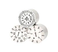 Tampon dateur réglable pour plastique Inserts de code de date d'injection plastique 2 pièces/5 pièces - doubles tampons avec année/mois/jour for la production d'enregistrement(D,5pcs 10x20mm)