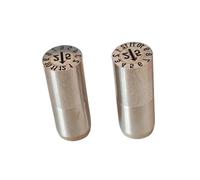 Tampon dateur réglable pour plastique Inserts de Code de timbre à Date variable par Injection, 2 pièces/5 pièces, for enregistrer la Production du D4 à D20 MM(Year month stamp,2pcs 20x20mm)