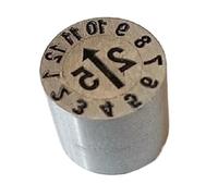 Tampon dateur réglable pour plastique Timbres de Date à noyau variable par Injection, broches marquées, Inserts de Code, 2/5 pièces(Number 0-3,5pcs 5x8mm)