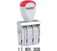 tampon dateur trodat 1000 Taille de l'empreinte : 3 x 18 mm SB