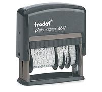 Tampon dateur Trodat 4817A : 12 formules + date