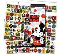 Tampon d'autocollant 4 feuilles Disney Mickey Mouse Clubhouse avec plus de 200 autocollants G
