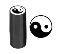 Tampon de balle de golf - Construction photosensitive 2 x 0,7 pouces, marqueur de golf, motif transparent, design résistant à l'eau, marqueur d'encre, tampon à bille pour identification rapide du