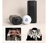 Tampon de balle de golf personnalisé avec photo, tampon de balle de golf personnalisé, outil de marquage de ligne de balle de golf 2-en-1, outil d'alignement de balle de golf auto-encreur