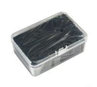 Tampon de barre d'argile pour voiture - Bloc éponge de nettoyage de boue volcanique pour détails automobiles, contaminants et oxydation, 9 x 6 x 2,5 cm, noir, avec