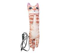 Tampon de chauffage animal pour crampes, animaux en peluche chauds chauds et chauds - en peluche de 23,6 pouces, tapis portable thermique en peluche pour adolescents,