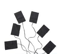 Tampon de Chauffage USB, Mini Coussin Chauffant Lavable Chaud Garder le Coussin de Chauffage USB Tissu de Chauffage électrique Portable pour le Gilet de Vêtements