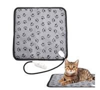 Tampon de chien chauffé - couverture de chauffage électrique PET avec réglage de la température à 3 vitesses, conception ergonomique. Coussin de réchauffement de tapis pour chiots, chatons, maison, S,