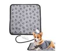 Tampon de chien chauffé - couverture de chauffage électrique PET avec réglage de la température à 3 vitesses, conception ergonomique. Coussin de réchauffement de tapis pour chiots, chatons, maison, S,