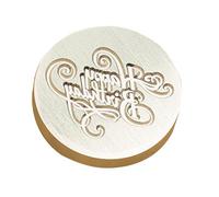 Tampon de cire de Noël - Sceau en métal sculpté - Cartes de scellage - Empreinte artisanale - Outil réutilisable pour décoration vintage, motif de vacances pour Thanksgiving