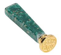 Tampon de Cire, Design en Alliage Unique et Claire (K02- Palm cup green | Matériaux durables, parfaits pour la fabrication de cartes, coffret cadeau exquis, fermeture avec style, projets romantiques.