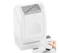 Tampon de confidentialité pour documents - Bloqueur d'adresses et d'identifications, identité d'entreprise personnelle - Tampon de confidentialité pour la correspondance, la comptabilité, le linge