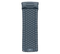 Tampon de Couchage de Camping, Coussin de Sommeil de Sac à Dos Auto-gonflant avec Pompe à Pied Intégrée, Matelas Aérien Léger (LT29 Cool Grey)