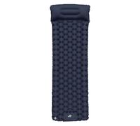 Tampon de Couchage de Camping, Coussin de Sommeil de Sac à Dos Auto-gonflant avec Pompe à Pied Intégrée, Matelas Aérien Léger (LT29 Bleu Marine)