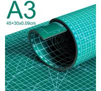 Tampon de coupe A3 en PVC, bloc de Table, processus du cuir, Anti-coupure, sculpture Double face, processus de bricolage pour étudiant, tampon auto-guérison 45 × 30x0,09cm Vert