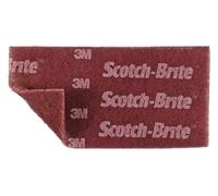 Tampon de coupe abrasive non tissée Scotch-Brite 7448 PRO, 158 mm x 224 mm | 20 par paquet