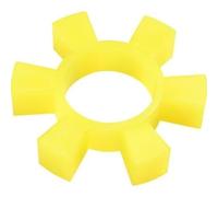 Tampon de couplage en polyuréthane T, 1 pièce, tampon de roue de pompe à eau hexagonale en fleur de prunier for utilisation avancée de couplage d'arbre(130x63x26)