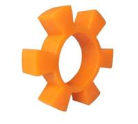 Tampon de couplage Lot de 5 amortisseurs coupleur élastique, bloc roue hexagonal, accouplement amortisseur orange, joint en fleur prunier(110)