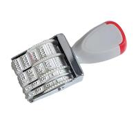Tampon de Date anglais, rouleau de tampon d ' affaires, bureau, roulement de Date anglaise, multifonction, caoutchouc réglable