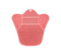 Tampon De Douche En Silicone, Coussinet D'épurateur Arrière, Tapis De Douche À La Ventouse, Conception D'adhésion Élevée, Accessoire De Bain Hygiénique, 32x31x3,3 Cm, Pour La Peau Morte Du Corps De Ne