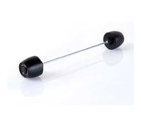 Puig 21385N Protecteurs de Fourche-Bras Oscillant protecteur usiné en nylon haute résistance pour suspension avec design racing et protection contre les impacts, Noir