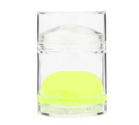Tampon de Manucure Double Embout en Silicone Vert pour Nail Art DIY | Outil de Nail Art, Pose Précise et Repérage Facile, Strass Inclus pour Autres Objets