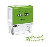 Tampon de motivation NIO School "PRIMA - Continue !", encre smooth green, 38 x 14mm