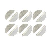 Tampon De Nettoyage ABBK, Compatible Avec Les Aspirateurs Mijia 3C Enhanced E10/C103/B112/E12, Pièces De Rechange Lavables, Accessoires For Aspirateurs(Light Grey 12PCS)