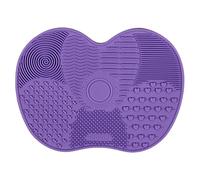 Tampon de nettoyage de brosse de maquillage en silicone - Tapis de nettoyage de brosse de maquillage | Tampon de nettoyage de brosse de maquillage mat en silicone | Épurateur cosmétique