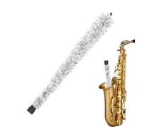 Tampon de nettoyage de brosse pour saxophone alto - Outil d'entretien en microfibre - Instruments à vent en bois - Accessoire d'entretien pour instruments en coton extrêmement absorbant avec poignée