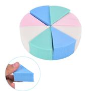 Tampon De Nettoyage Du Visage Magique, Nouvel Arrivage, 8 Pièces/Sac, En Forme De Triangle, Blanc, Doux, Éponge De Nettoyage, Outils De Maquillage