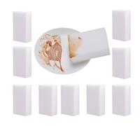 Tampon De Nettoyage Magique - Éponge De Nettoyage Blanche, Caoutchouc D'éponge De Nettoyage - Produits De Nettoyage De Bain Tampon De Nettoyage En Mousse Pour Épurateur À Double Visage, Éponge Pour