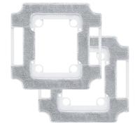 Tampon de nettoyage pour Ecovacs Winbot W3 Omni Robot de nettoyage de vitres, 2 pièces chiffon de nettoyage de vitres de remplacement avec support pour Winbot W3 Omni, chiffon de nettoyage lavable