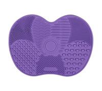 Tampon de nettoyage pour pinceaux de maquillage, tapis à récurer pour pinceaux cosmétiques, Tapis de nettoyage en silicone pour de maquillage, Épurateur de brosse cosmétique polyvalent avec