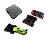 Tampon de nettoyage pour pneus Carrera Hybrid, design géométrique, lavable, réutilisable, noir