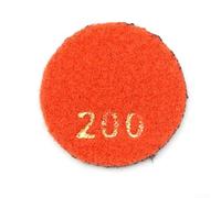 Tampon de polissage à sec avec résine émeri 50 mm pour disque de ponçage granit et marbre grain 503000, convient pour les surfaces de quartzite et de carrelage (grain 200)