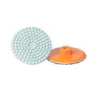 Tampon de polissage diamanté intégré, 4 pouces, 100 mm, grain 50#-3000#, for le meulage pierres, quartz, marbre, granit, béton wanglan(Wet pad,1500_1 PC_M10)