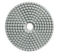 Tampon de polissage diamanté sec et humide, Disques de polissage diamantés 5 pouces for utilisation à sec ou humide, for granit, marbre et béton(5000 Grit,1 piece5 inch 125mm)