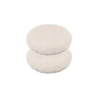 Tampon de polissage en feutre laine M14 3/4/5/6/7 pouces for polisseuse peinture automobile, verre et acier inoxydable, outils réparation des rayures(Wool Pads 2Pcs,6 inch)