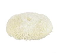 Tampon de polissage en laine de 225 mm pour meubles de voiture et véhicule avec diamètre intérieur de 180 mm compatible avec Elec