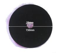 Tampon de polissage en laine violette de 16,5 cm, fabriqué à partir de pure laine et de mousse éponge, pour polir la peinture de voiture, polissage et finition rapide